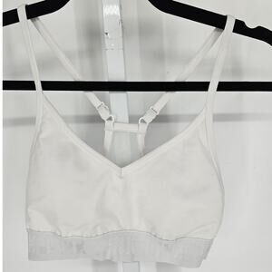 Pink by Victorias Secret Womens Sz XS Ultimate Lightly Lined Sports Bra White